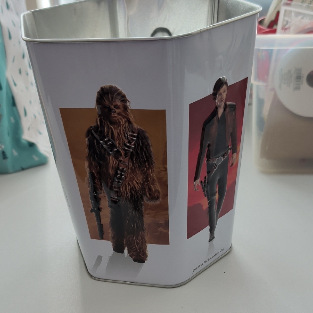 Star Wars Solo Movie Popcorn Tin
